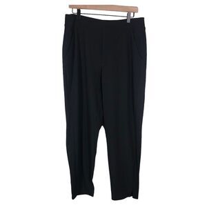 Athleta Brooklyn Ankle Pants Black Workout Gym Outdoors Size 12 198671